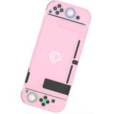 Iine L373 Plastic Shell + Split Beschermende Cover + Rocker Cap voor Nintendo Switch (Full Pink Set)