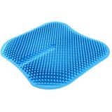 Autostoel kussen Backless Massage weetje opslageenheid siliconen ademende Mesh silicagel autostoel Covers(Blue)