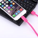 HAWEEL 2 in 1 Micro USB & 8 Pin naar USB Data Sync & laad kabel voor iPhone 6s & 6s Plus / iPhone 6 & 6 Plus / 5 & 5S  Samsung Galaxy S6 / S5  Kabel lengte: 1 meter (hard roze)