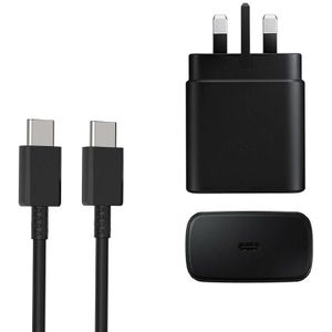 M135 45W USB-C / Type-C poort snellader met 5A Type-C naar Type-C kabel  Britse stekker