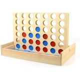 Houten internationale kinderen educatief speelgoed verticale link Board Checkersers