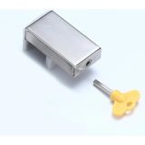 2 stuks aluminium scherm raam deurslot kinderbescherming veiligheidsslot anti-diefstal stopper (hex sleutel)