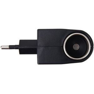 6W voertuig macht omvormers 220V naar 12V DC met auto sigarettenaansteker Socket Adapter Converter voertuig versterker vermogen AC/DC: DC 12V 500mA(EU Plug)