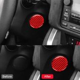 Car Carbon Fiber Fire Panel Decoratieve Sticker voor Subaru BRZ / Toyota 86 2013-2017  Links en Rechts Drive Universal (Rood)