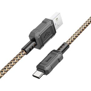 hoco X94 Leader 3A USB naar USB-C / Type-C oplaadgegevens Dable  lengte: 1m