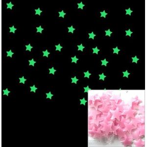 100ST kinderen slaapkamer gloed muur stickers sterren