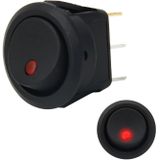 20 amp 12 Volt Triple stekkers geleid aan uit Rocker / uit-schakelaar (rood licht)