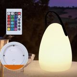 16 kleuren LED-nachtlampje met handvat Hangende lantaarn USB oplaadbare tafellamp