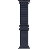 Japanese Word Buckle Silicone Replacement Watchband For Apple Watch Series 6 & SE & 5 & 4 40mm / 3 & 2 & 1 38mm(Midnight Blue)