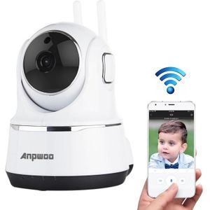 Anpwoo Guardian 2.0 MP 1080P 1/3 inch CMOS HD WiFi IP-camera  ondersteuning bewegingsdetectie/nachtzicht (wit)