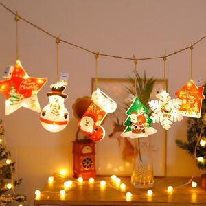 LED Kerst hanger string lichten USB vakantie decoratie licht