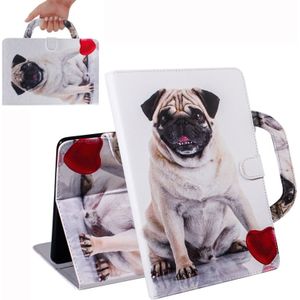 Hond patroon horizontale Flip lederen case voor iPad mini (2019)/Mini 1/2/3/4  met houder & Card slot & portemonnee