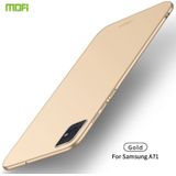 Voor Galaxy A71 MOFI Frosted PC Ultra-thin Hard Case (Gold)