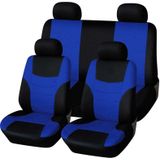Universele autostoel cover persoonlijkheid stiksels Automotive stoelen beschermende mouw doek autostoelen covers (blauw)