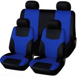 Universele autostoel cover persoonlijkheid stiksels Automotive stoelen beschermende mouw doek autostoelen covers (blauw)