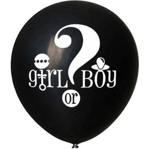 36 inch zwart onthullen confetti ballon Toon decoratie (meisje of jongen)