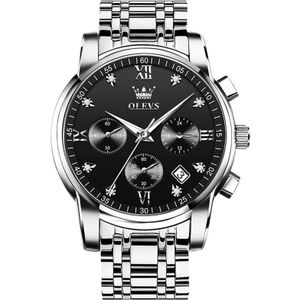 OLEVS 2858 heren multifunctioneel zakelijk waterdicht quartzhorloge