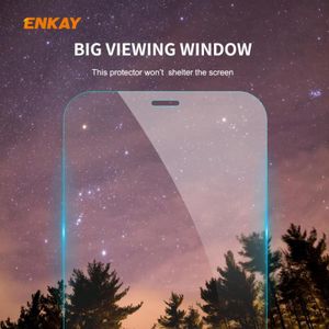 Voor iPhone 12 Pro Max 6 7 inch 5 PCS ENKAY Hat-Prince 0 26mm 9H 2.5D Curved Edge Explosion-proof Tempered Glass Film