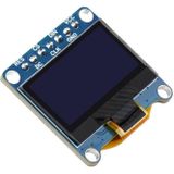 Waveshare 0 96 inch OLED-displaymodule  128  64 resolutie  SPI / I2C-communicatie (C geel blauw)