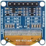 Waveshare 0 96 inch OLED-displaymodule  128  64 resolutie  SPI / I2C-communicatie (C geel blauw)