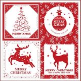 10 Sets Christmas Square Gift Box Seal Sticker (M4)