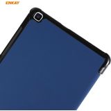 Voor Samsung Galaxy Tab A 8.0 T290 / T295 ENKAY 3-opvouwbare huidtextuur Horizontale flip PU leder + pc-hoesje met houder(roze)