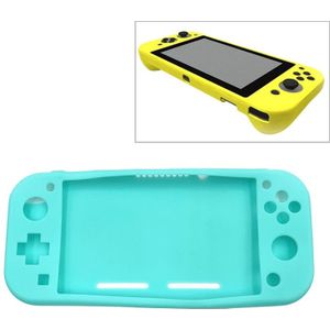 Game console silicone volledige dekking beschermende case voor Nintendo switch Lite/Mini (groen)