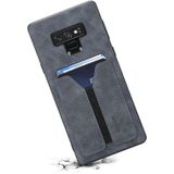 Voor Samsung Galaxy Note9 Denior DV elastische kaart PU achterkant telefoonhoes