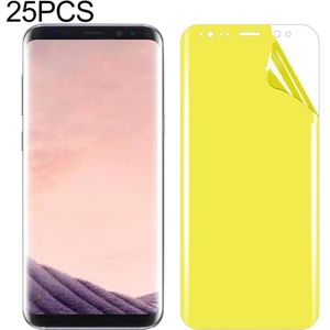 25 stuks voor Galaxy S8 plus zachte TPU volledige dekking front Screen Protector