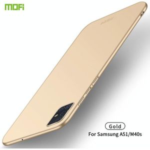 Voor Galaxy A51 / M40s MOFI Frosted PC Ultra-dunne Hard Case (Goud)