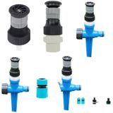 2 Sets 4 punten Verstelbare Scattering Sprinkler (Sprinkler + Ground Plug + Joint Set)