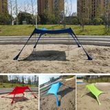Outdoor Beach Lycra Canopy Camping Tent Sunshade Fishing Tent  Size: 210x160x150cm(Sky Blue)