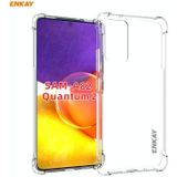 Voor Samsung Galaxy A82 ENKAY Hat-Prince Clear TPU Shockproof Case Soft Anti-slip Cover