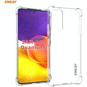 Voor Samsung Galaxy A82 ENKAY Hat-Prince Clear TPU Shockproof Case Soft Anti-slip Cover