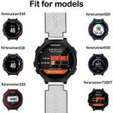 Tweekleurige siliconen sport polsband voor Garmin Forerunner 230/235/620/630/735XT (zwart geel)