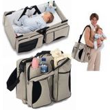 Pasgeboren baby Portable reizen opvouwbare bed Mummy Pack tas (roze)