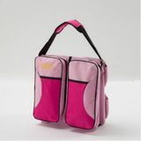 Pasgeboren baby Portable reizen opvouwbare bed Mummy Pack tas (roze)