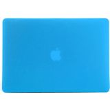 MacBook Pro Retina 15.4 inch Frosted structuur hard Kunststof Hoesje / Case (baby blauw)