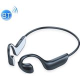 G100 Bluetooth 5.0 Wireless Ear-mounted Sports Waterproof Bone Conduction Earphone (Zwart)