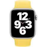 Voor Apple Watch Series 6 & SE & 5 & 4 44mm / 3 & 2 & 1 42mm Solid Color Elastische Siliconen Vervanging Polsriem Horlogeband