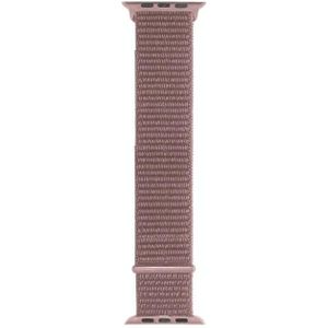 For Apple Watch Series 6 & SE & 5 & 4 40mm / 3 & 2 & 1 38mm Mutural Nylon Watchband(Pink)