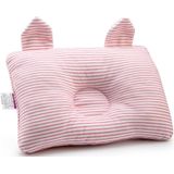 Baby Shaping Pillow Voorkomen Flat Head Infants Beddengoed kussens voor Baby Newborn Boy Girl (Pink)