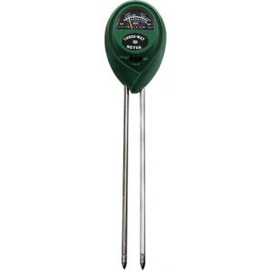 3 In 1 bodemdetector PH Waarde lichtintensiteit Test Pen Ronde Hoofd Bodem Droog Vocht Meter