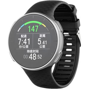 Voor Polar Vantage V silicone Smart Watch vervangende riem armband (zwart)
