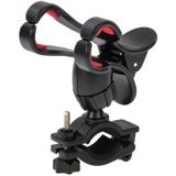 360 graden rotatie universele mobiele telefoon fiets Clip houder Cradle Stand  Clip Support telefoon breedte: tot 10cm(Black)