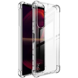 Voor Sony Xperia 5 III IMAK All-inclusive Shockproof Airbag TPU Case met Screen Protector (Transparant)
