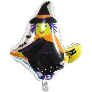 5 stks Halloween Aluminium Film Ballon Partijdecoratie  Stijl: Wizard