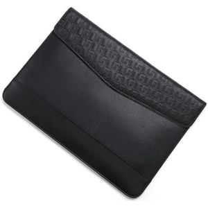 Horizontale relif notebook voering tas ultradunne magnetische holster  toepasselijk model: 14-15 inch
