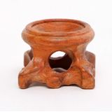 Kristallen bol Wenwan houten basis ornamenten  specificatie: Rosewood 4.5  2.5 cm