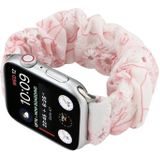 Stoffen haarring vervanging riem horlogeband voor Apple Watch Serie 6 & SE & 5 & 4 44mm / 3 & 2 & 1 42mm(4)